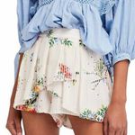 Free People New Floral Print Skort Shorts Photo 0