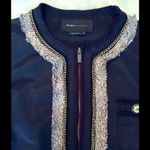 BCBGMAXAZRIA  Jacket With Gold‎ Chain Trim Photo 1