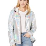 Hunter Metallic Silver Utility Jacket Size Small Photo 0