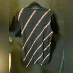 Women’s Adidas Originals Red Blue Short Sleeve Tee Shirt Dress Medium Photo 2