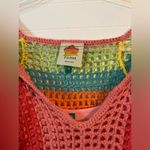 Farm Rio Multicolor Crocheted Cotton Dress Photo 5
