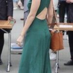 Reformation Gavin Emerald Green Midi Dress 0 Photo 3