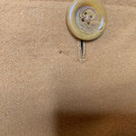 Relativity  Mustard Gold PeaCoat Sz Large Double Breasted Wool Blend Photo 9