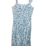 Draper James Floral Blue and White Summer Dress Photo 1