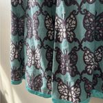 Y2K Butterfly Midi Ruffle Skirt Blue Size XS Photo 1