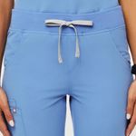 FIGS Kade Cargo Scrub Pants in Ceil Blue, Size XXS Photo 1