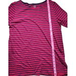 Old Navy Striped Red and Navy Crewneck Top Sz L Blue Size L Photo 7