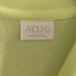 Abound  Womens Neon Green Elastic Waist Long Sleeve Sweatshirt Photo 2