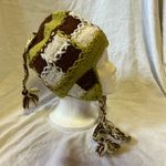 Rising International patchwork ear flap hat Green Photo 5