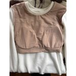 NWT OGL Maxwarm Crewneck Long Sleeve Brami Top Fleece White Size Small Photo 3