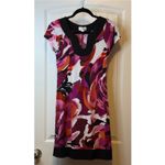 Sweet Storm Womens S Floral Print Short Sleeve V Neck Sheath Dress Trendy Vaca # Photo 1