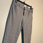 Gap  Gray Signature Skinny Ankle Pants Checkered Red and Black SZ 6 High-Rise Photo 1