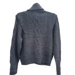 Skull Cashmere NWT  CHARCOAL CABLE KNIT TURTLENECK SWEATER Photo 2