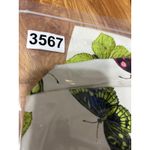 Talbots Women Butterfly Print Skirt 16 White Pink Green A-Line Silk Blend Whimsy Photo 8