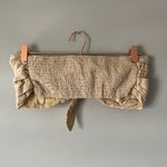 SheIn tan smock bandeau top & short set Photo 4