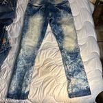 Denim Trends Size 14 Inseam: 27 inches Straight Blue Photo 1