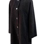 Hilary Radley  Dark Brown Plush Alpaca & Wool Coat Size 10 Petite 10P Photo 1