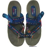 Skechers Sketchers Outdoor Lifestyle Reggae-Zig Swag Flip Flops Women’s Size 10 Photo 0