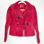 BLANK NYC Women's Red Leather Motorcycle Jacket Silent NYC XS NWT Photo 0