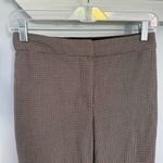 Aritzia Babaton Numero Mid-Rise Slim-Fit Trouser Pants Houndstooth Brown Black 2 Photo 4