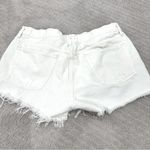 AGOLDE Parker Vintage Cut Off Shorts - White - Size 32 Photo 6