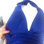 Carmen Marc Valvo  Halter Tankini Top Front Tie Photo 5