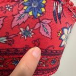 Spell Lovebird Bralette Size Large Red Floral Boho Festival Feminine Lingerie Photo 6