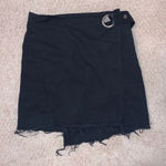 LF Carmar black wrap skirt Photo 0