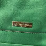 Liz Claiborne  Green‎ Satchel Shoulder Bag Purse Gold Chain Accents Photo 1