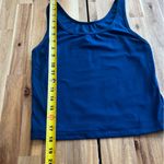 Balance Collection Blue Cropped Athletic Tank Top Photo 4