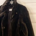 Pamela McCoy Dark Brown Faux Fur Long
Coat Size 1X New with tags Photo 8