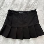 ZARA  Black Pleated Mini Skirt Photo 3