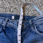 Kut From The Kloth Blue Wash Denim Distressed Hem Skinny Jeans 00 Photo 3