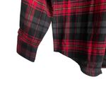 Ely Cattleman Women Flannel Top S Red Long Sleeve Pearl Snap Closure Western NEW Photo 5