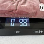 Celebrity Pink Velvet Bodysuit Women XXL Soft Glam V-Neck Ruffle Sleeve Romantic Photo 11