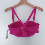 Terra & Sky  NEW 3X Pink Underwire Bikini Swim Top in Deep Pink Fuchsia Photo 1