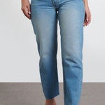 Boyish  The Tommy Stretch High Rise Straight Jeans In Eternal Sunshine Size 27 Photo 0