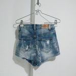 Machine denim high waist short size 26 :Box H6: Red Photo 5