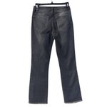 Free People Black Raw Hem Jeans 26 Dark Gray Grunge Streetwear Edgy Festival Photo 1