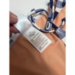 J. Crew String Hipster Bikini Bottom in Gingham Sz. M Blue Size M Photo 4