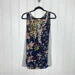 Anthropologie Tiny Floral Mixed Fabric Tank 728 Photo 3