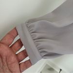 Elodie Cold Shoulder 3/4 Sleeve Blouse Gray Photo 1