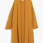 Madewell Rivington Sweater-Coat Duster in Ochre XS Photo 0