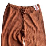 DKNY  Joggers Cashmere Blend Brown Toffee Size XL casual Oversized High Waist Photo 3