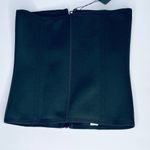 Black Waist Cincher Trainer Corset Zip Hook New Photo 1