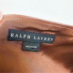 Ralph Lauren  Black Label Cognac Luxury Saddle Lambskin
Leather Skirt Sz 12 Photo 11