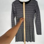 Reformation  Esen Knit Dress in Chrome Sparkle Metallic Long Sleeve Party Dress Photo 11
