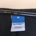 Old Navy  Women’s Ribbed Knit Black Long Sleeve Sweater Dress Photo 5