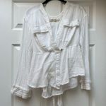 We The Free Free People Safari Sheer Wrap Top, size Small Photo 3