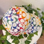 Coach  Rainbow Signature Baseball Hat CJ714 Photo 2